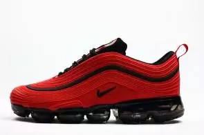 nike air vapormax 97 breathable lightweight cushion chaussures red black